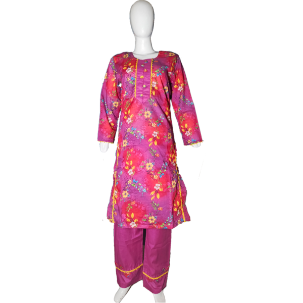 Sapphire 2pc Stitched Doriya Lawn Suit – Printed Design